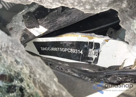 2016 Jeep Renegade 75Th Anniversary from USA, damaged, VIN ZACCJBBT5GPC89314